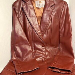 Men's Rich Brown Leather Jacket